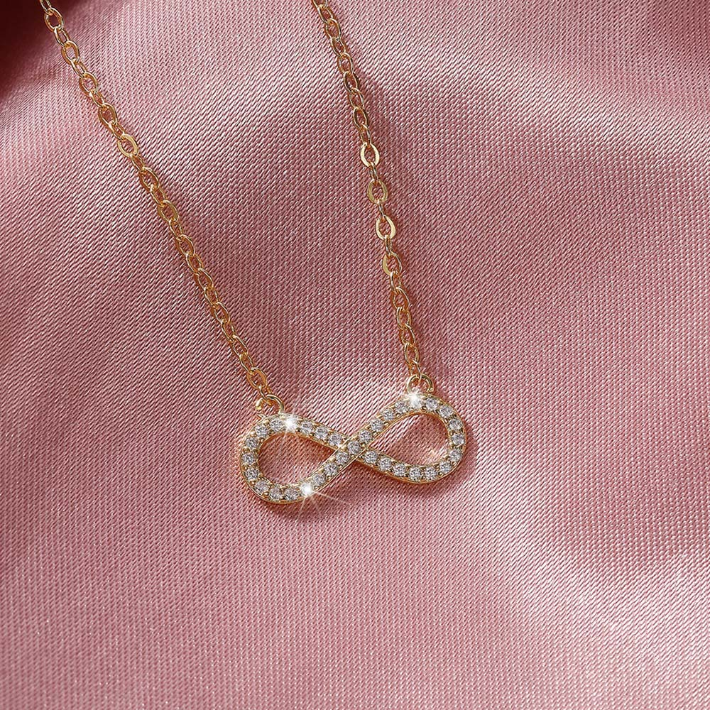 Infinity Pendant Necklace | Minimalist Gold & Silver