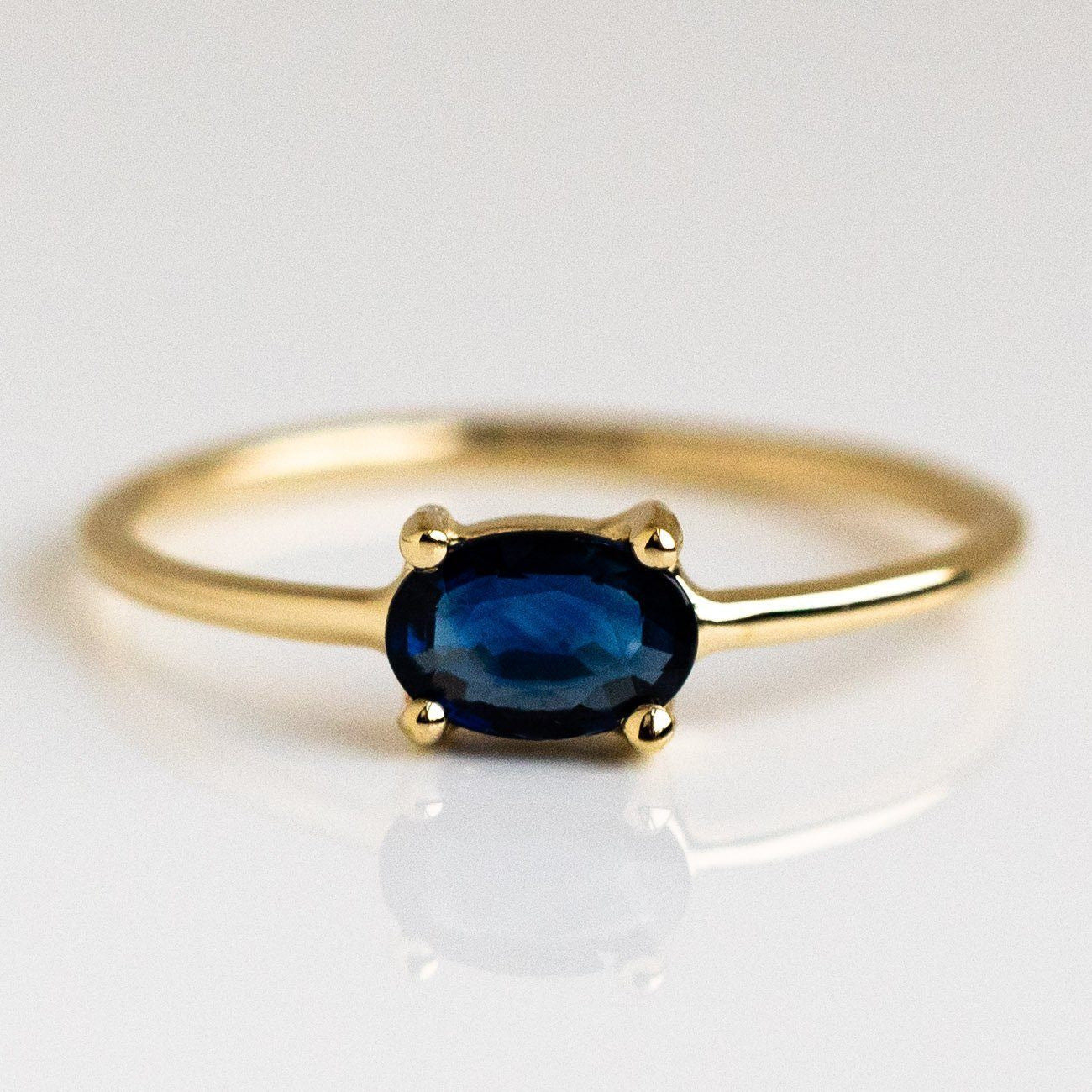 December Birthstone Ring | 18K Gold Stainless Steel