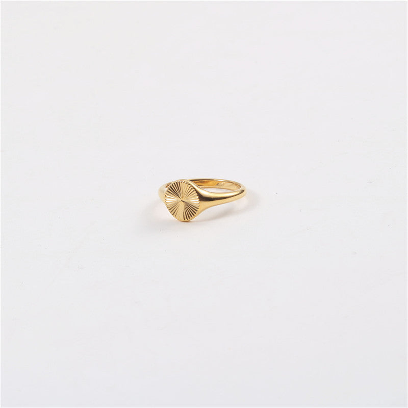 Heart & Star Ring Set | Titanium Steel & Gold