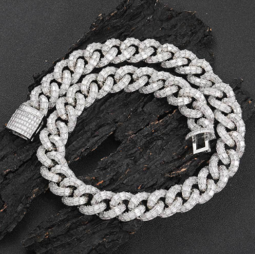 Personalized Zirconium Cuban Bracelet Necklace for Men