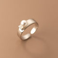 Korean Pearl Ring | Minimalist Design for Women