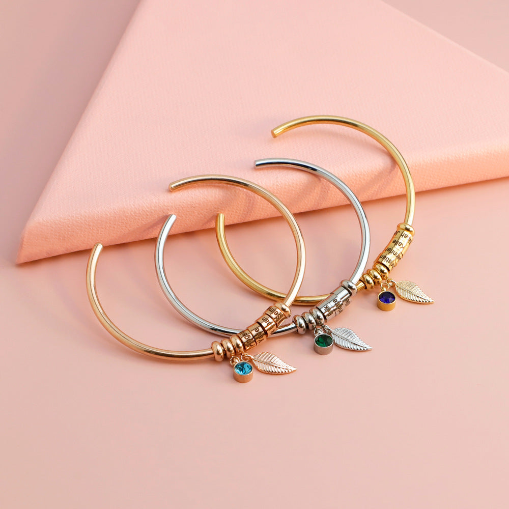 DIY Birthstone Bead Bracelet for Friends and Lovers