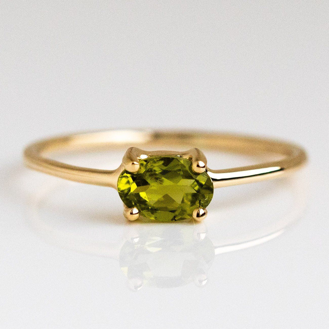 December Birthstone Ring | 18K Gold Stainless Steel