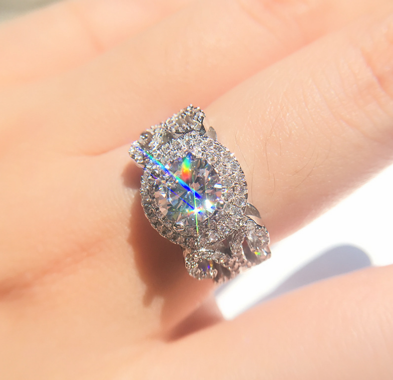Zircon Engagement Ring | Women's Diamond Ring