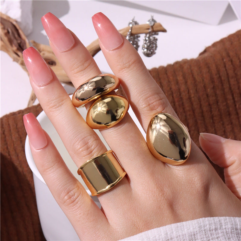 Geometric Open Ring for Women | Minimalist Design