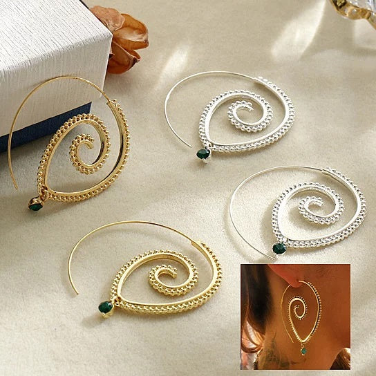 Summer Hoop Earrings Set | 2 Pairs of Trendy Gold Hoops