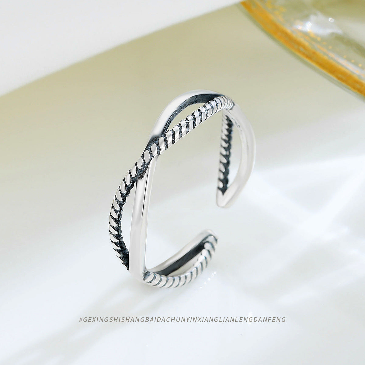 Vintage Open Ring | S925 Silver Minimalist Design