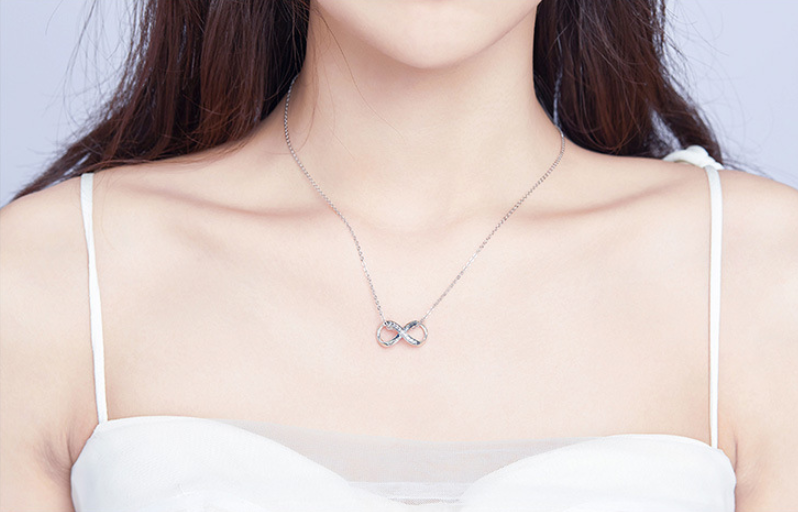 S925 Silver Infinity Beads | DIY Bracelet Accessories
