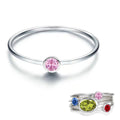Mother Birthstone Stackable Ring Set | 925 Sterling Silver