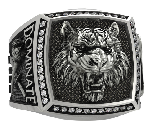 Chinese Zodiac Tiger Ring | Ethnic Style Statement Ring