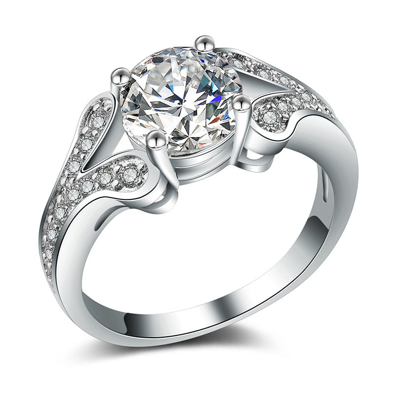 European Style Zircon Ring | Minimalist Design