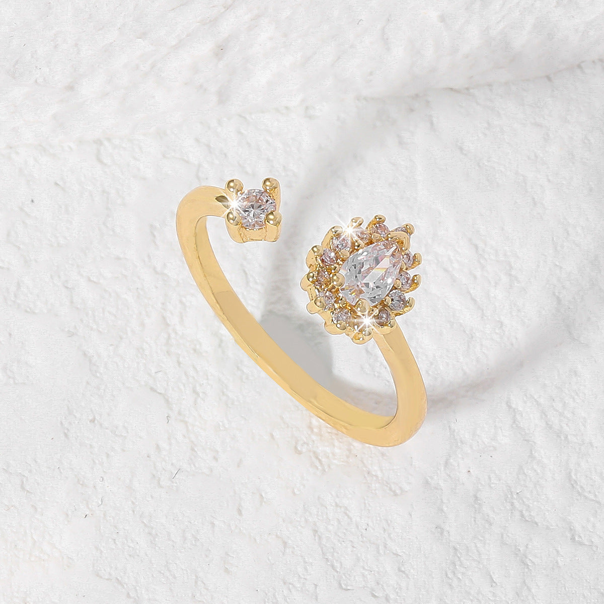 Minimalist Open Adjustable Ring for Women
