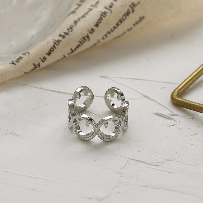Smiley Face Ring | Minimalist Happy Ring