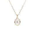 KEYUN Initial Necklaces for Women Trendy Gold Letter Charm Necklace Fashion Simple Everyday Jewelry for Women Gold K