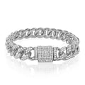 Custom Initial Cuban Link Bracelet | Iced Out Hip Hop Jewelry for Men & Women