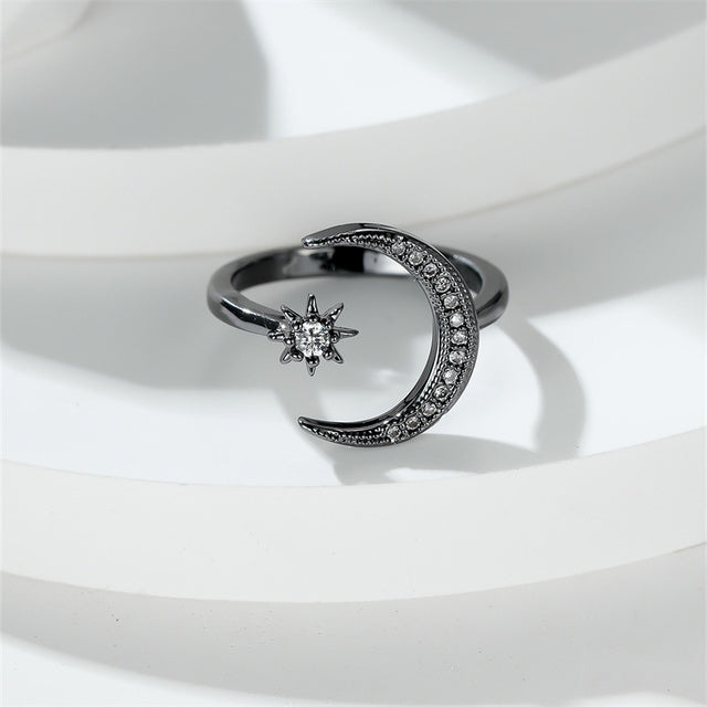 Bohemian Blue Stone Stacking Ring | Minimalist Design