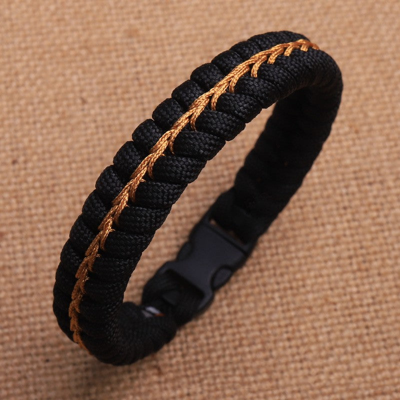 Handwoven Outdoor Sports Bracelet for Men | Durable Active Wristband