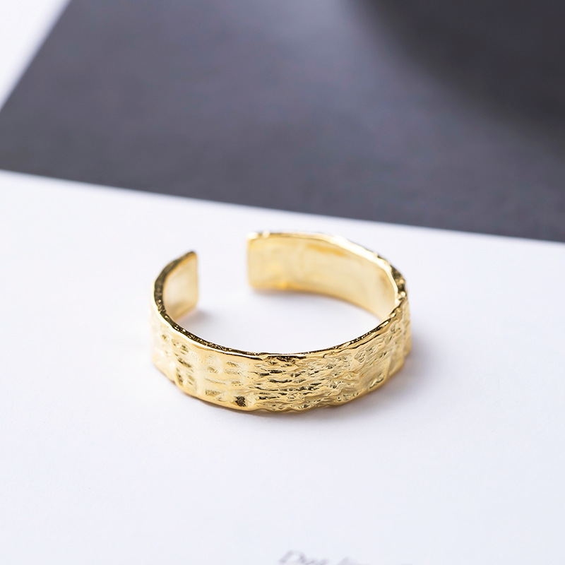Textured Paper Ring | Personalized Gold & Silver