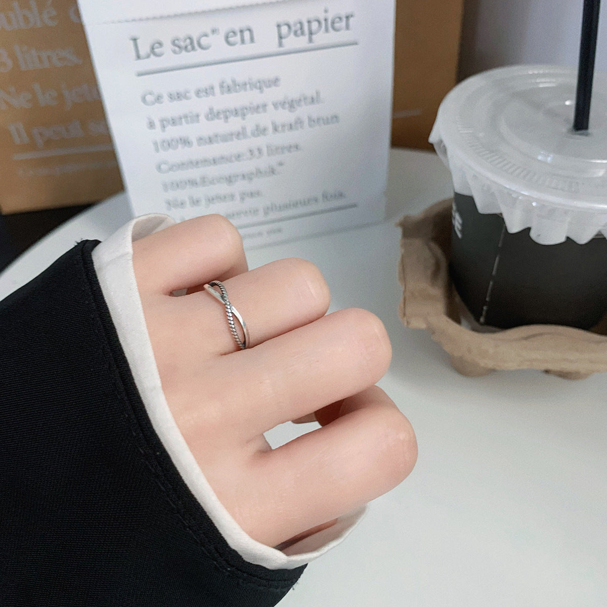 Vintage Open Ring | S925 Silver Minimalist Design