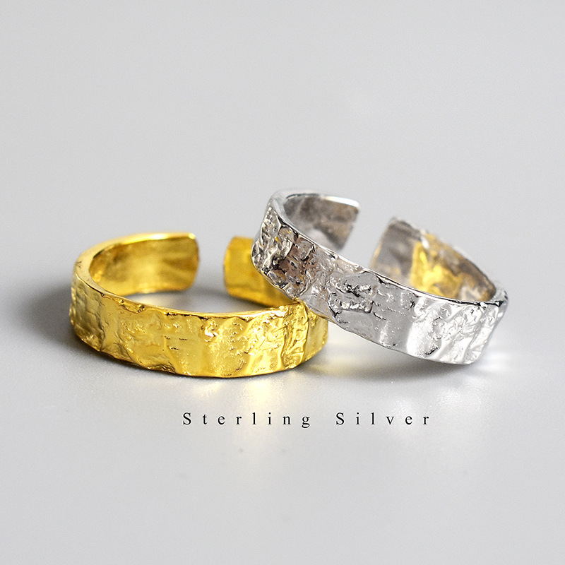 Textured Paper Ring | Personalized Gold & Silver