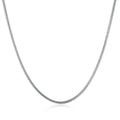Savlano 925 Sterling Silver Solid Italian Round Diamond Cut Snake Chain Necklace For Men & Women - Made in Italy Comes in 0.8mm 1mm 1.2mm 1.5mm 2mm & 3mm With a Gift Box (24 2mm)