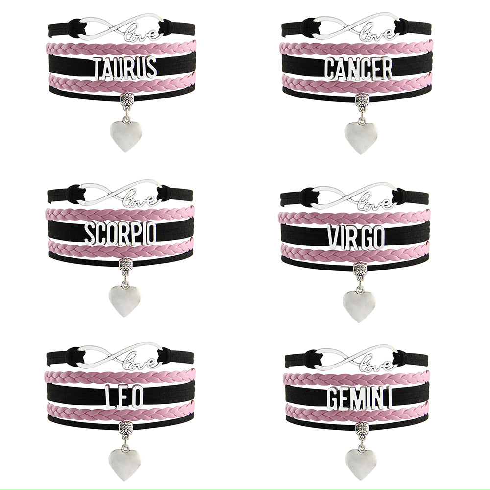 Zodiac Woven Bracelet | Adjustable Astrology Bracelet for All Signs
