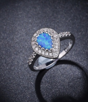 Water Drop Ring | Minimalist Teardrop Ring
