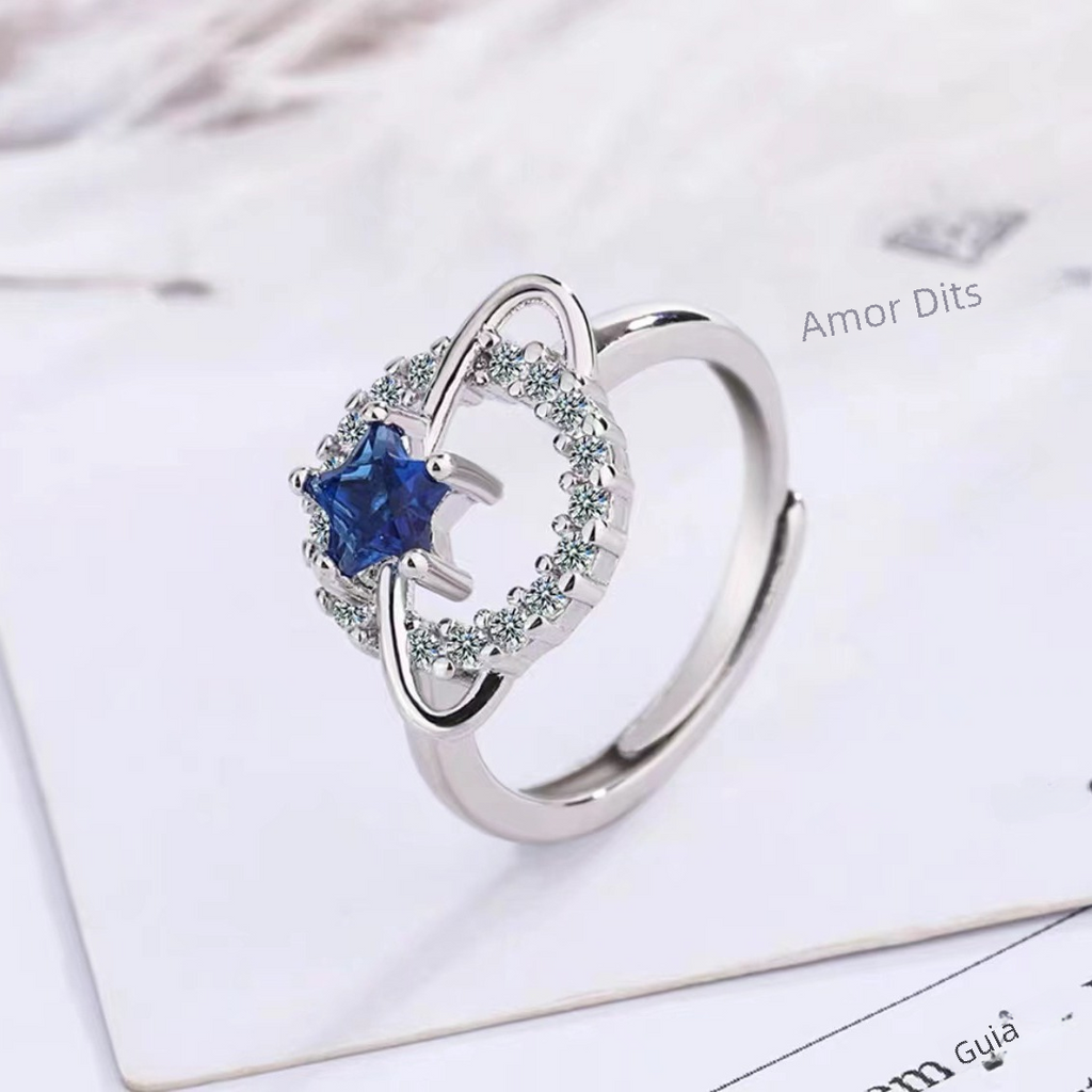 Saturn Ring | S925 Silver Minimalist Celestial Ring