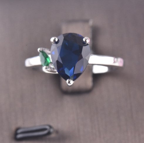Birthstone Ring with Colorful Zircon | 925 Silver