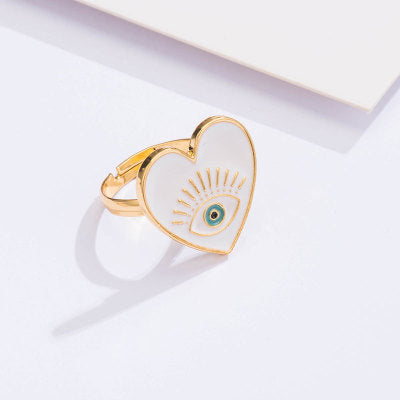 Demon Eye, Lip & Heart Ring Collection | Edgy Minimalist