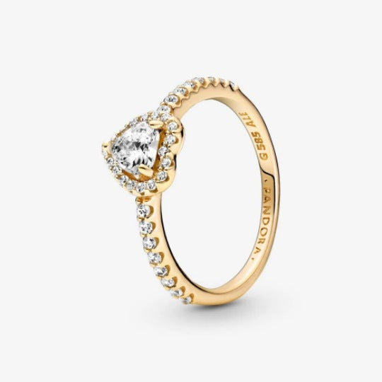 Spring Heart Ring | Geometric Minimalist Design