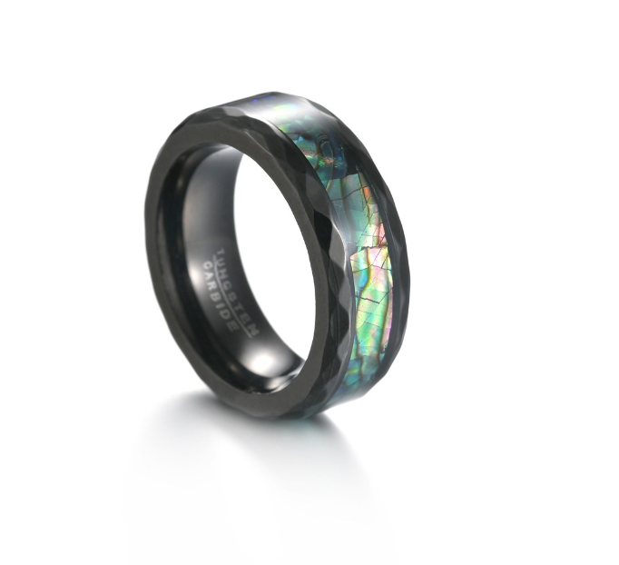 Tungsten Steel Shell Ring | Trendy Decorative Ring
