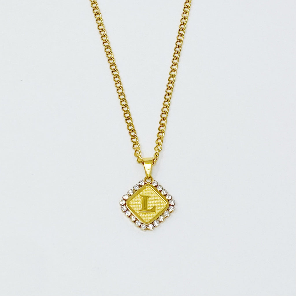Aztec Delight Initial Necklace
