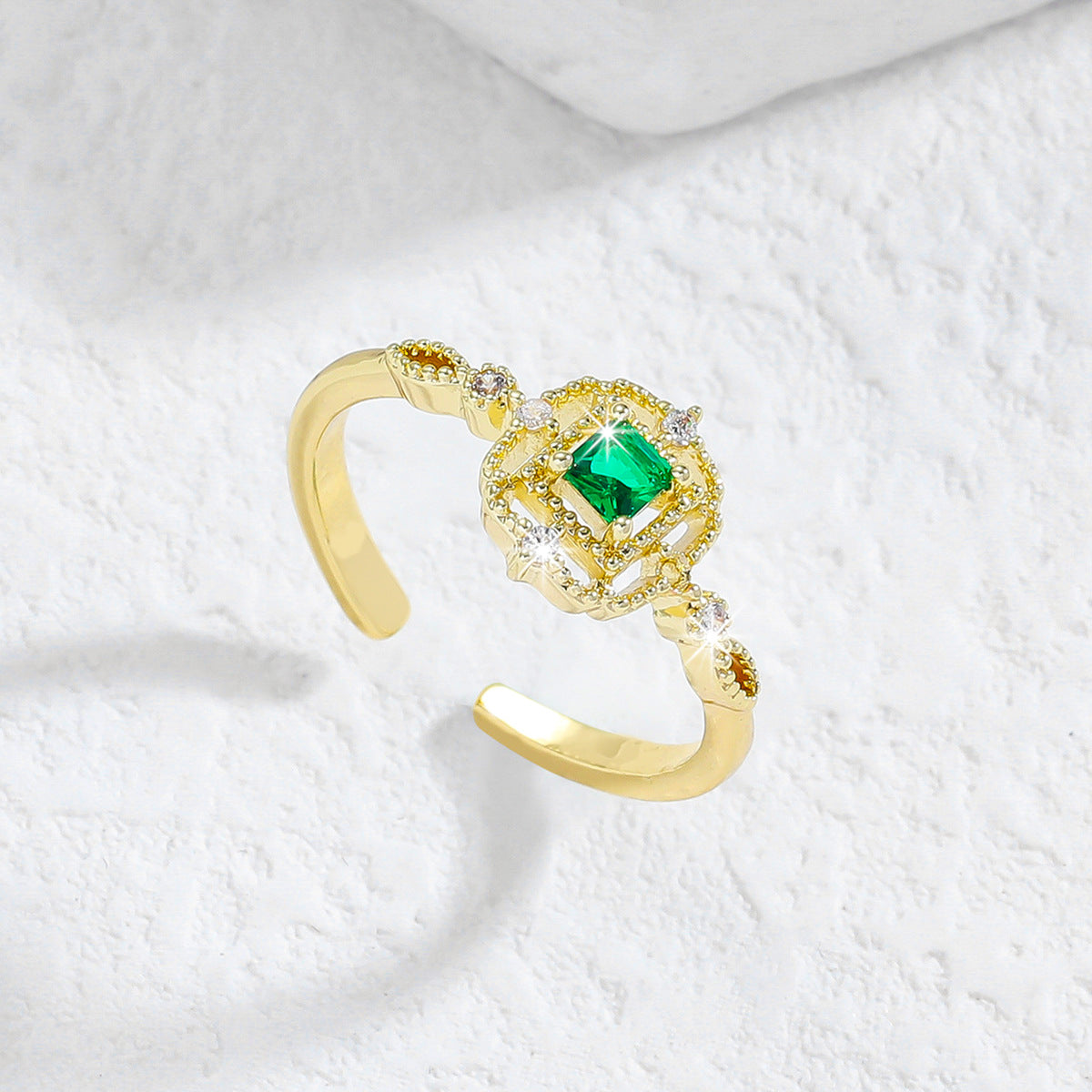 Minimalist Open Adjustable Ring for Women