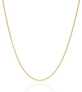 Jewelry Atelier Gold Chain Necklace Collection - 14K Solid Yellow Gold Filled Round Wheat/Palm Chain Necklaces for Women and Men with Different Sizes (2.5mm or 3.2mm)
