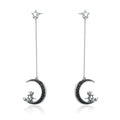 Magic Witch Silver Hoop Earrings | Versatile Mystical Jewelry
