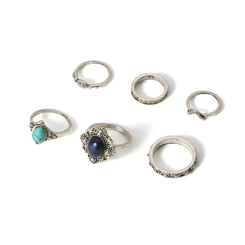 Vintage Ring Set | 6-Piece Ring Collection
