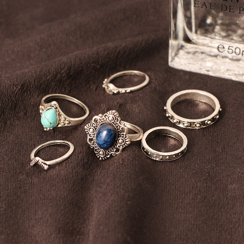 Vintage Ring Set | 6-Piece Ring Collection