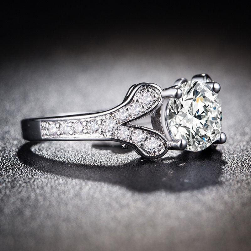 European Style Zircon Ring | Minimalist Design