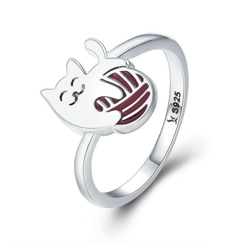 Cat Ring | Sterling Silver Animal Ring