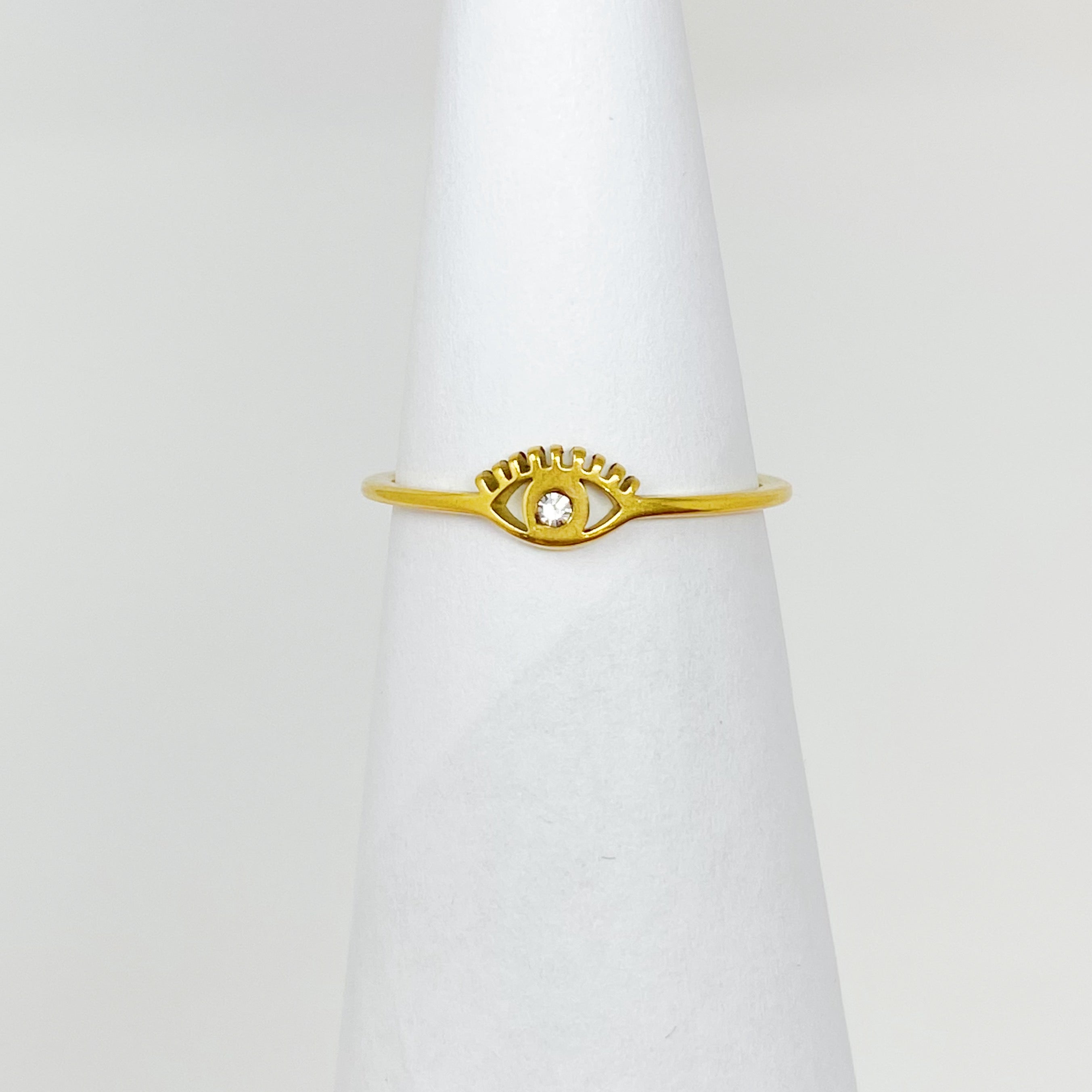 Pretty Eye Dainty Ring | Evil Eye Minimalist Ring