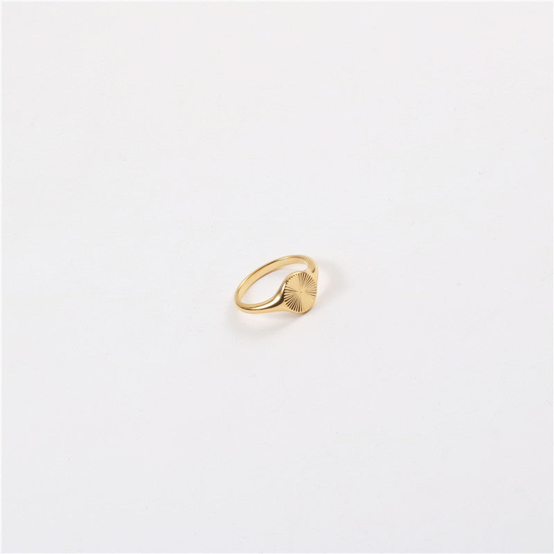 Heart & Star Ring Set | Titanium Steel & Gold
