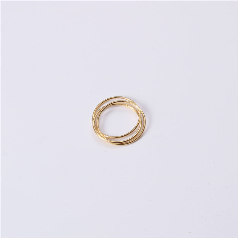 Minimalist Multi-Ring Fashion Statement Ring