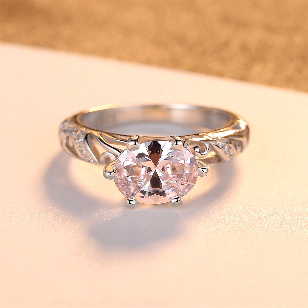 Egg-Shaped Minimalist Ring | S925 Silver