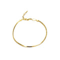 Vintage Ins Square Scaled Snake Bone Chain Bracelet