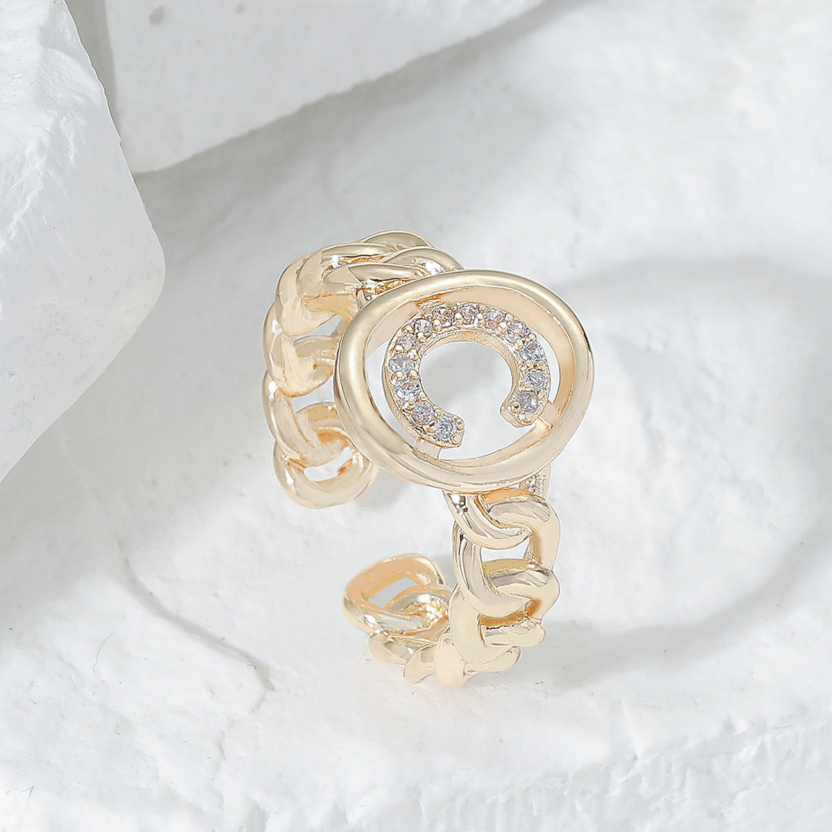 Minimalist Open Adjustable Ring for Women