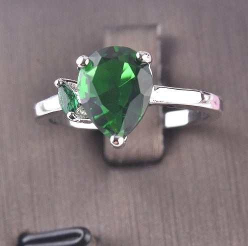 Birthstone Ring with Colorful Zircon | 925 Silver
