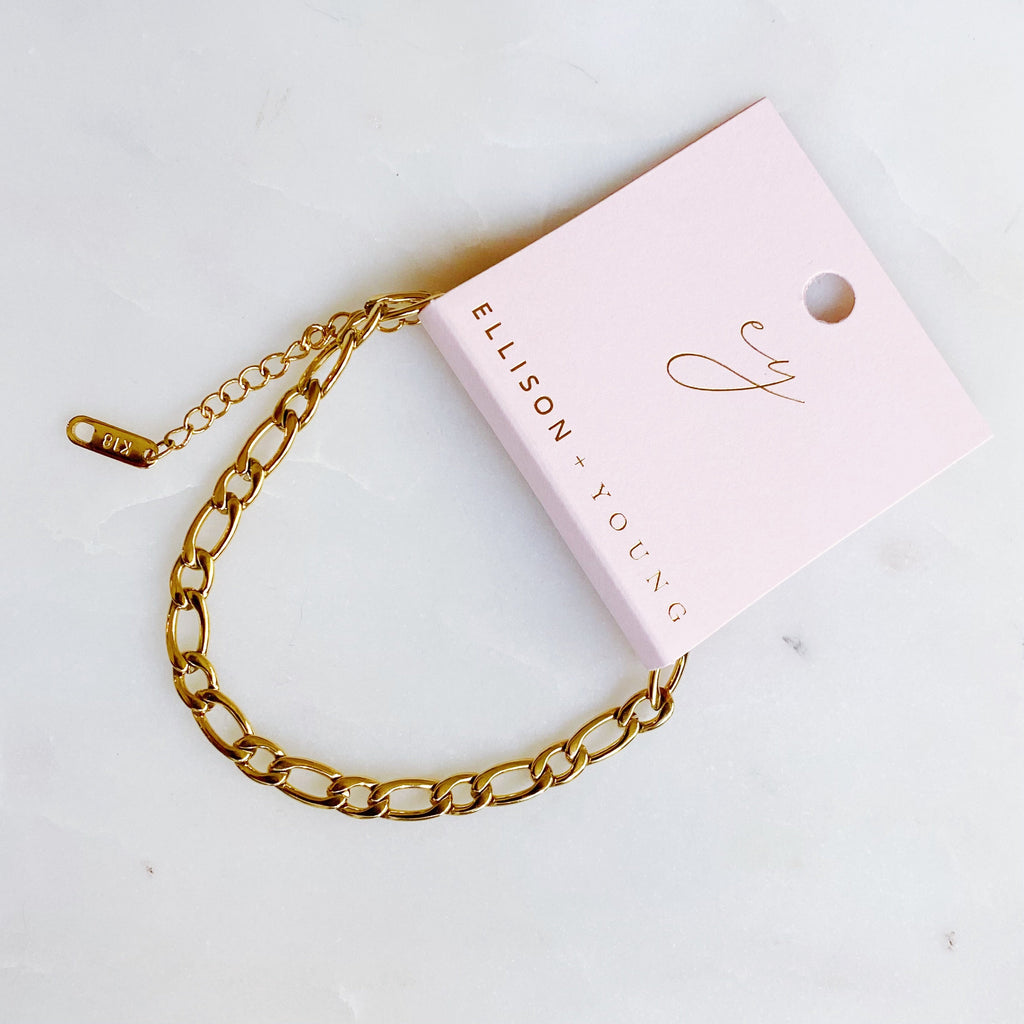 Refined Cuban Chain Bracelet