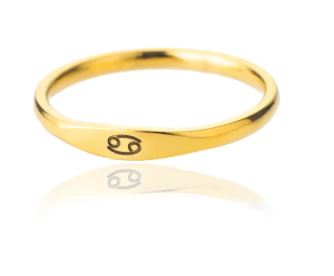 Dainty Zodiac Ring | Minimalist Astrology Ring for Women