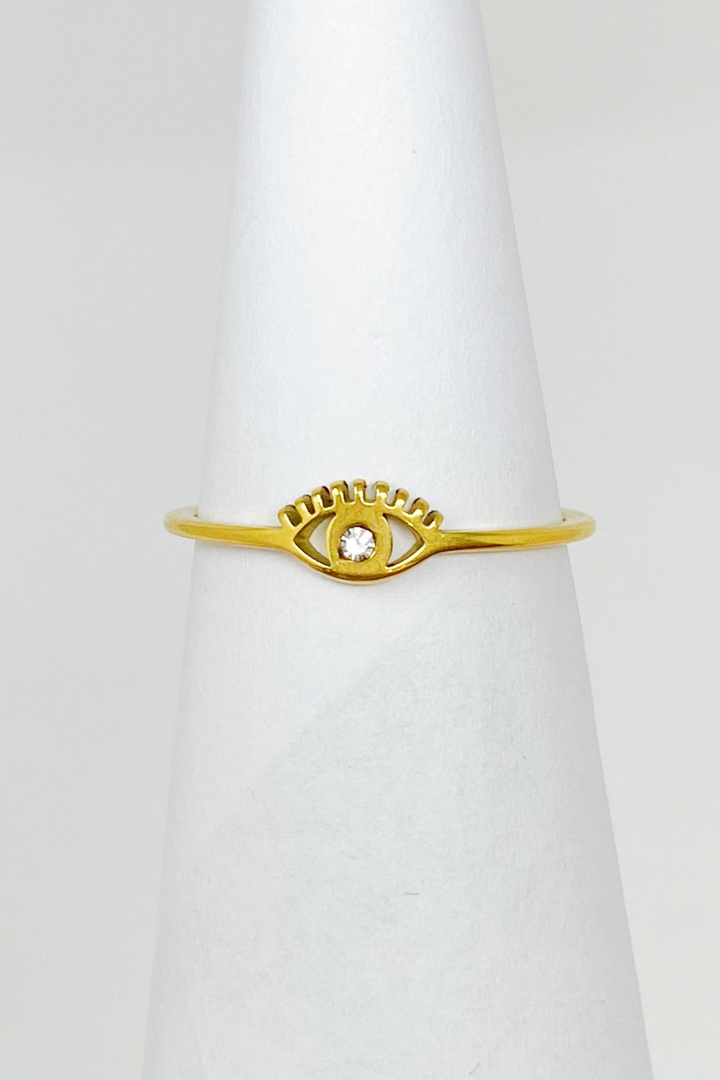 Pretty Eye Dainty Ring | Evil Eye Minimalist Ring